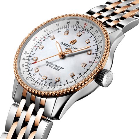 breitling ladies white watch|breitling watches women's collection.